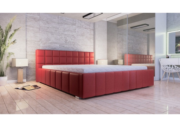 ŁÓŻKO 120x200 Z POJEMNIKIEM - BRONTE TKANINY KOLORY DO WYBORU