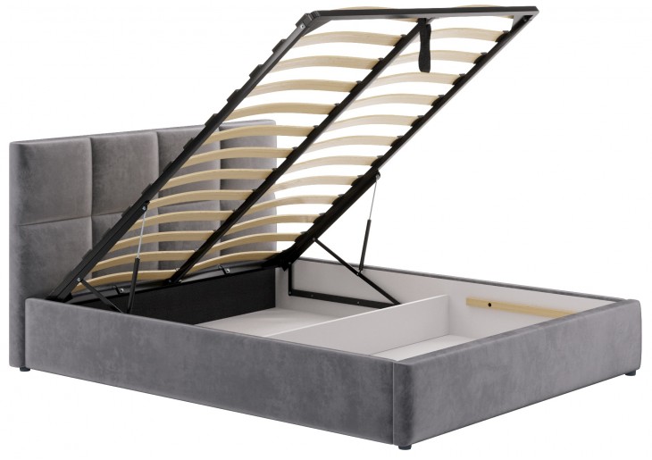 ŁÓŻKO 120x200 Z POJEMNIKIEM - COMO TKANINY KOLORY DO WYBORU