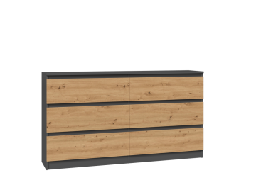 Komoda Malwa M6/140 ANTRACYT ARTISAN