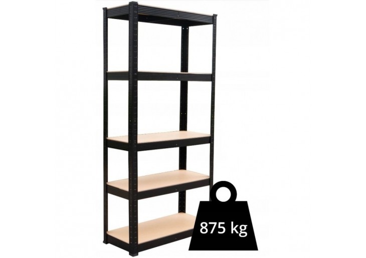 Regał Magazynowe P9030 CZARNY