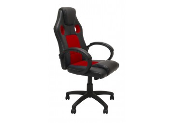 Fotel Enzo ENZO CZARNY CZERWONY