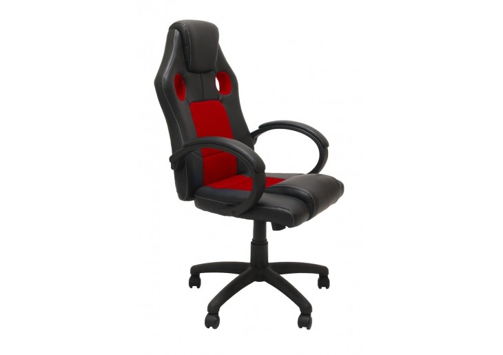 Fotel Enzo ENZO CZARNY CZERWONY