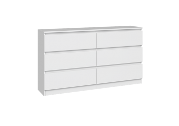 Komoda Malwa M6/140 BIAŁY