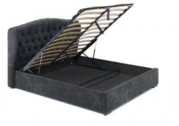 ŁÓŻKO 120x200 Z POJEMNIKIEM - TREVISO - TKANINY KOLORY DO WYBORU