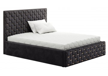 ŁÓŻKO 180x200 Z POJEMNIKIEM - BOSS 1 - TKANINY I KOLORY DO WYBORU