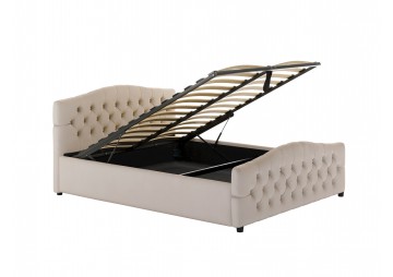 ŁÓŻKO 160x200 Z POJEMNIKIEM - LIVORNO - TKANINY I KOLORY DO WYBORU