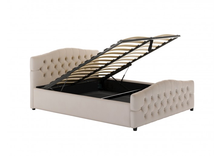 ŁÓŻKO 120x200 Z POJEMNIKIEM - LIVORNO - TKANINY I KOLORY DO WYBORU