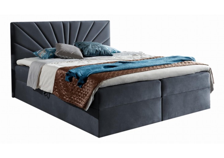 ŁÓŻKO 180X200 KONTYNENTALNE OSUNA + 2 POJEMNIKI + MATERACE + TOPER TKANINY I KOLORY DO WYBORU