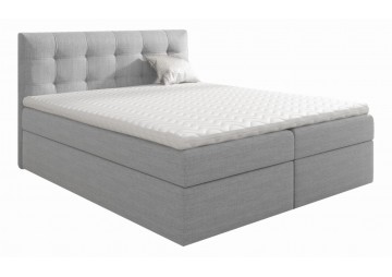 ŁÓŻKO 120X200 KONTYNENTALNE NIJAR + 2 POJEMNIKI + MATERACE + TOPER TKANINY I KOLORY DO WYBORU