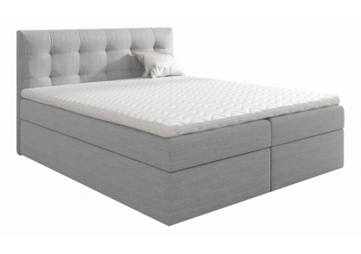 ŁÓŻKO 120X200 KONTYNENTALNE NIJAR + 2 POJEMNIKI + MATERACE + TOPER TKANINY I KOLORY DO WYBORU