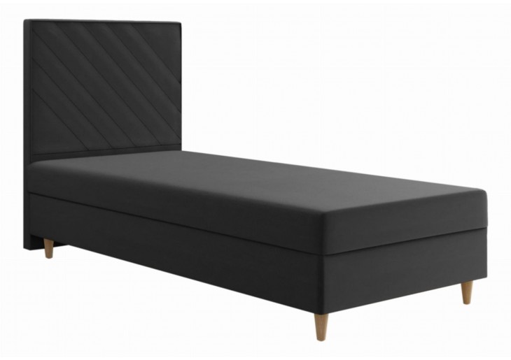 ŁÓŻKO 70x200 HOTELOWE SORTINO + MATERAC + TOPER TKANINY KOLORY DO WYBORU