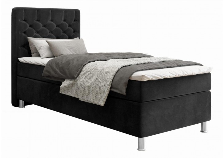 ŁÓŻKO 70x200 HOTELOWE AVERSA + MATERAC + TOPER TKANINY KOLORY DO WYBORU