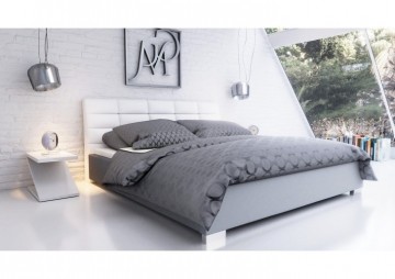 ŁÓŻKO 160x200 Z POJEMNIKIEM - SCILLA TKANINY KOLORY DO WYBORU