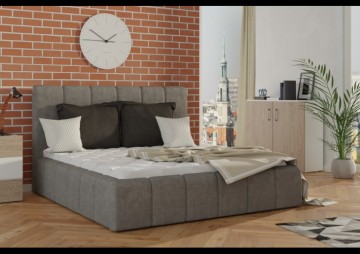 ŁÓŻKO 120x200 Z POJEMNIKIEM - GALATI TKANINY KOLORY DO WYBORU