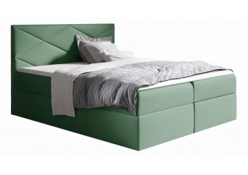 ŁÓŻKO 200X200 KONTYNENTALNE GARITA + 2 POJEMNIKI + MATERACE + TOPER TKANINY I KOLORY DO WYBORU