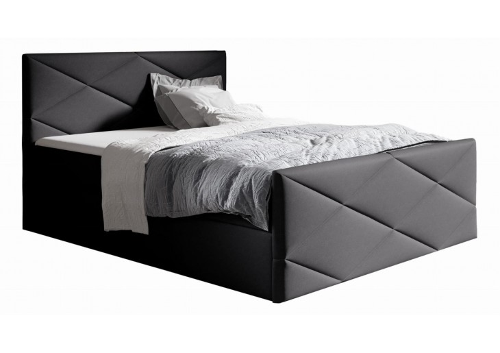 ŁÓŻKO 200X200 KONTYNENTALNE GARITA LUX + 2 POJEMNIKI + MATERACE + TOPER TKANINY I KOLORY DO WYBORU