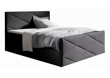 ŁÓŻKO 120X200 KONTYNENTALNE GARITA LUX + 2 POJEMNIKI + MATERACE + TOPER TKANINY I KOLORY DO WYBORU