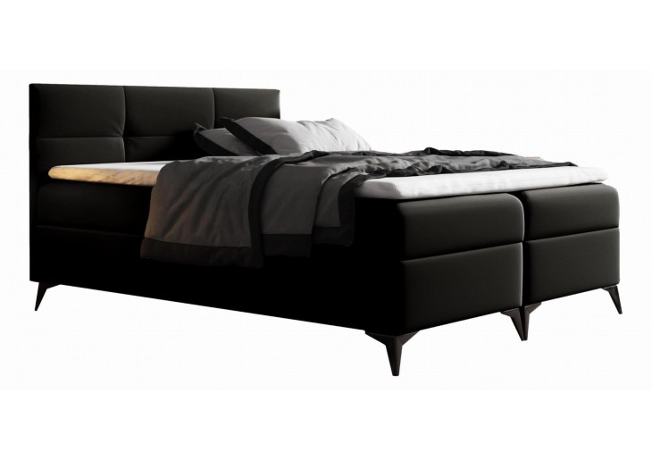 ŁÓŻKO 120X200 KONTYNENTALNE CAZORLA + 2 POJEMNIKI + MATERACE + TOPER TKANINY I KOLORY DO WYBORU