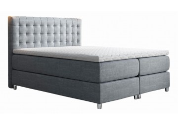 ŁÓŻKO 180X200 KONTYNENTALNE TROFA + 2 POJEMNIKI + MATERAC + TOPER TKANINY I KOLORY DO WYBORU