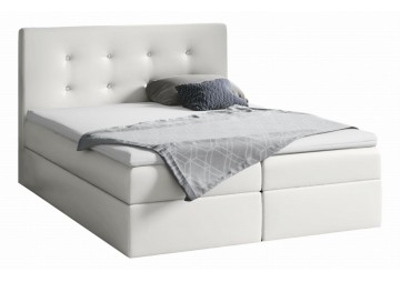 ŁÓŻKO 120X200 KONTYNENTALNE LIZBONA + 2 POJEMNIKI + MATERACE + TOPER TKANINY I KOLORY DO WYBORU