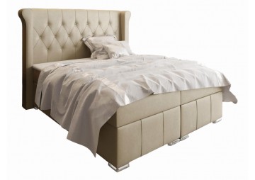 ŁÓŻKO 140X200 KONTYNENTALNE LIXA + 2 POJEMNIKI + MATERACE + TOPER TKANINY I KOLORY DO WYBORU