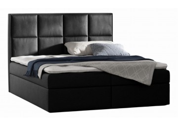 ŁÓŻKO 180X200 KONTYNENTALNE BARCELOS + 2 POJEMNIKI + MATERACE + TOPER TKANINY I KOLORY DO WYBORU