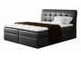 ŁÓŻKO 200X200 KONTYNENTALNE ELVAS + 2 POJEMNIKI + MATERACE + TOPER TKANINY I KOLORY DO WYBORU