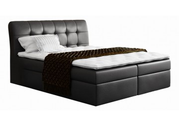 ŁÓŻKO 140X200 KONTYNENTALNE ELVAS + 2 POJEMNIKI + MATERACE + TOPER TKANINY I KOLORY DO WYBORU