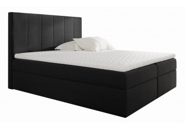 ŁÓŻKO 140X200 KONTYNENTALNE ALMADA + 2 POJEMNIKI + MATERACE + TOPER TKANINY I KOLORY DO WYBORU