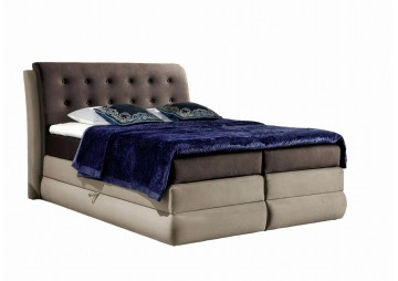 ŁÓŻKO 120X200 KONTYNENTALNE AVEIRO + 2 POJEMNIKI + MATERACE + TOPER TKANINY I KOLORY DO WYBORU