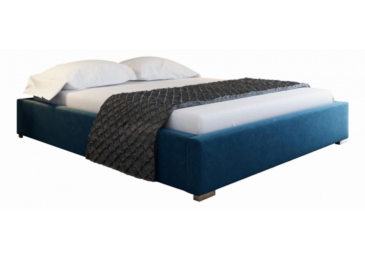 ŁÓŻKO 140x200 Z POJEMNIKIEM - ZARAGOZA TKANINY KOLORY DO WYBORU