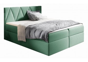 ŁÓŻKO 120X200 KONTYNENTALNE TOTANA + 2 POJEMNIKI + MATERACE + TOPER TKANINY I KOLORY DO WYBORU