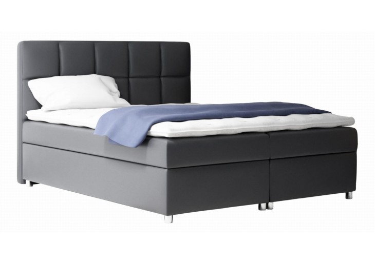 ŁÓŻKO 180X200 KONTYNENTALNE MONTIJO + 2 POJEMNIKI + MATERACE + TOPER TKANINY I KOLORY DO WYBORU