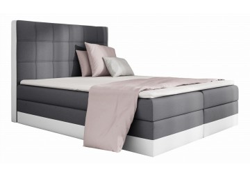 ŁÓŻKO 140X200 KONTYNENTALNE GANDRA + 2 POJEMNIKI + MATERACE + TOPER TKANINY I KOLORY DO WYBORU