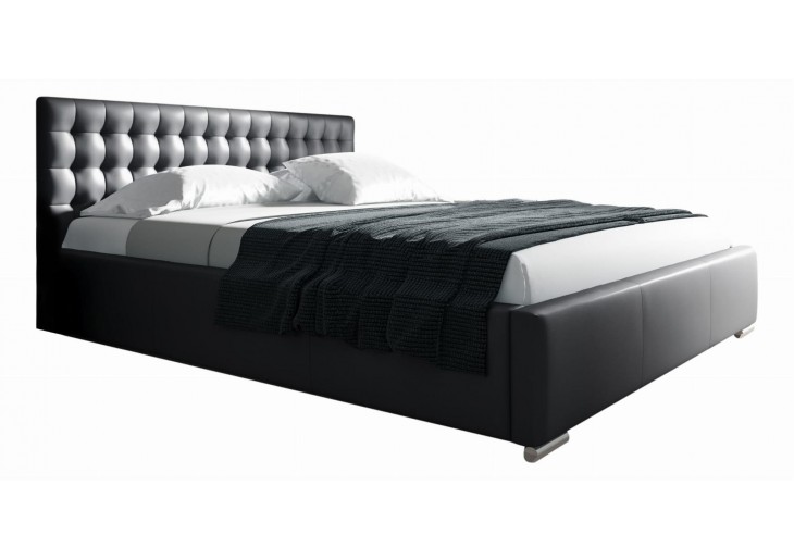 ŁÓŻKO 200x200 Z POJEMNIKIEM - PORTO TKANINY KOLORY DO WYBORU