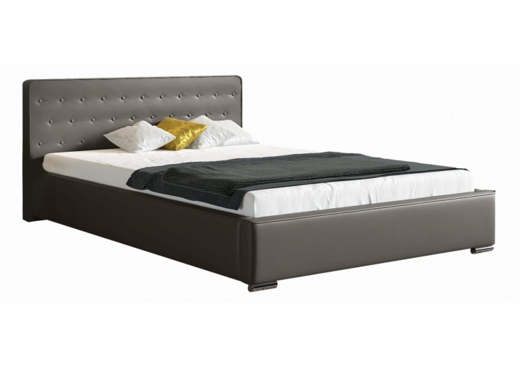 ŁÓŻKO 200x200 Z POJEMNIKIEM - VITORIA TKANINY KOLORY DO WYBORU