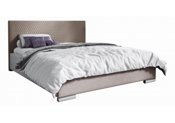 ŁÓŻKO 160x200 Z POJEMNIKIEM - LUGO TKANINY KOLORY DO WYBORU