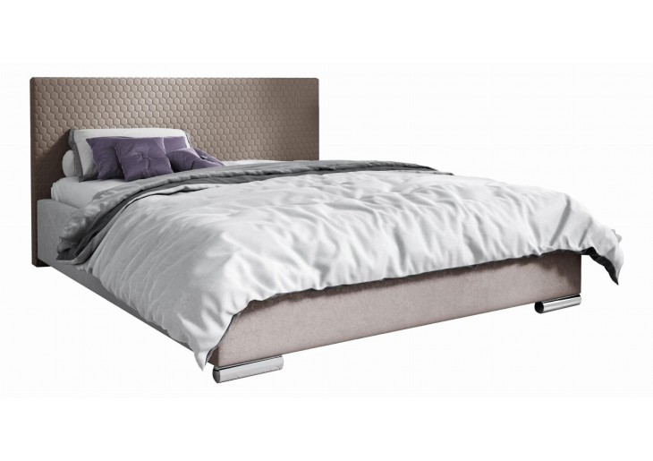 ŁÓŻKO 160x200 Z POJEMNIKIEM - LUGO TKANINY KOLORY DO WYBORU