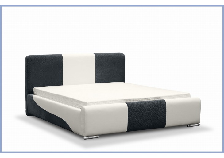 ŁÓŻKO 180x200 Z POJEMNIKIEM - IBIZA TKANINY KOLORY DO WYBORU