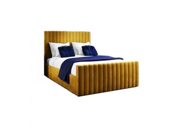 ŁÓŻKO 200x200 Z POJEMNIKIEM - CAPORRA TKANINY KOLORY DO WYBORU