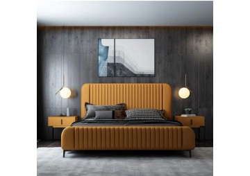 ŁÓŻKO 120x200 - RODIO TKANINY KOLORY DO WYBORU