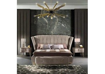 ŁÓŻKO 120x200 Z POJEMNIKIEM -  CETARA TKANINY KOLORY DO WYBORU