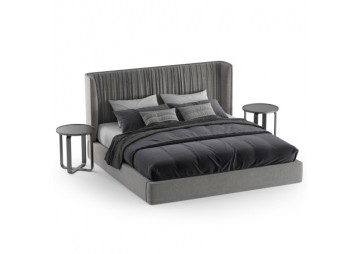 ŁÓŻKO 160x200 Z POJEMNIKIEM -    CASALOTTI  TKANINY KOLORY DO WYBORU