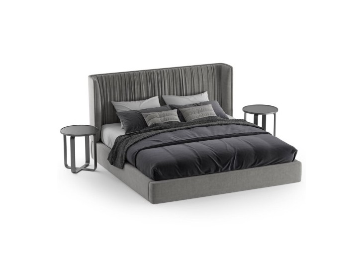 ŁÓŻKO 160x200 Z POJEMNIKIEM -    CASALOTTI  TKANINY KOLORY DO WYBORU