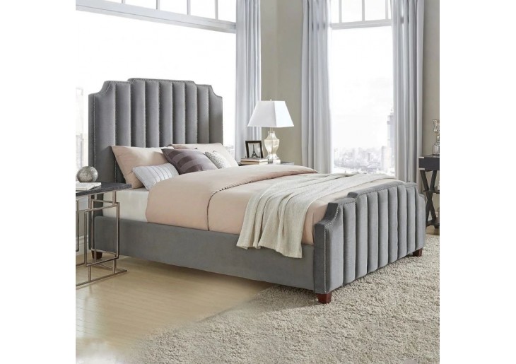 ŁÓŻKO 140x200 Z POJEMNIKIEM - PAGANI  TKANINY KOLORY DO WYBORU