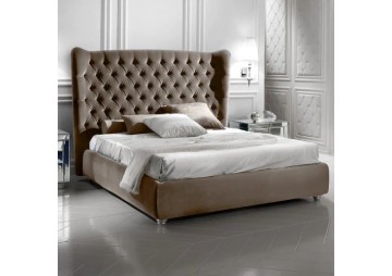 ŁÓŻKO 120x200 Z POJEMNIKIEM -  TORCHIARA TKANINY KOLORY DO WYBORU