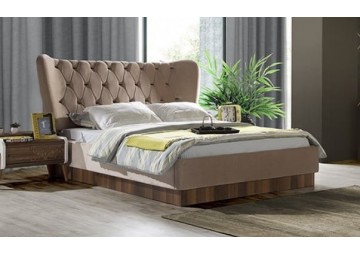 ŁÓŻKO 120x200 Z POJEMNIKIEM - QUADRIVIO  TKANINY KOLORY DO WYBORU