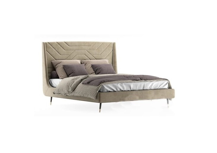 ŁÓŻKO 140x200 - CASARSA  TKANINY KOLORY DO WYBORU