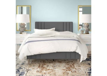 ŁÓŻKO 200x200 - VELINA  TKANINY KOLORY DO WYBORU