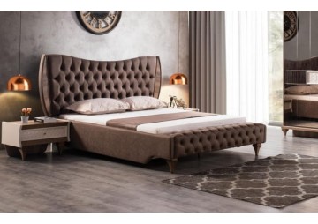 ŁÓŻKO 180x200 Z POJEMNIKIEM - SORRENTO TKANINY KOLORY DO WYBORU